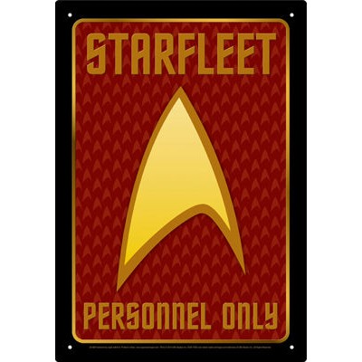 Enseigne Star Trek Enterprise en métal / S.P.O.